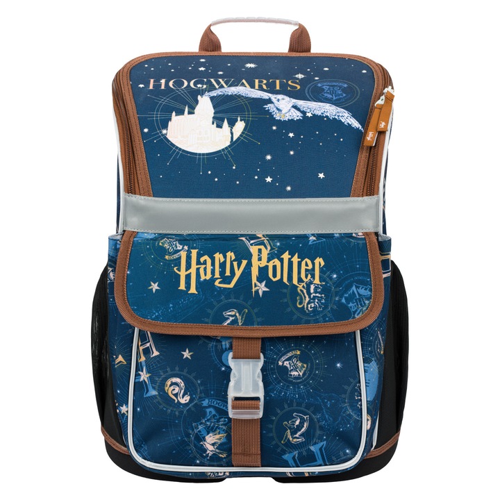 Ученическа раница Baagl Zippy Harry Potter Hogwarts, ергономична, 18 л, водоустойчива