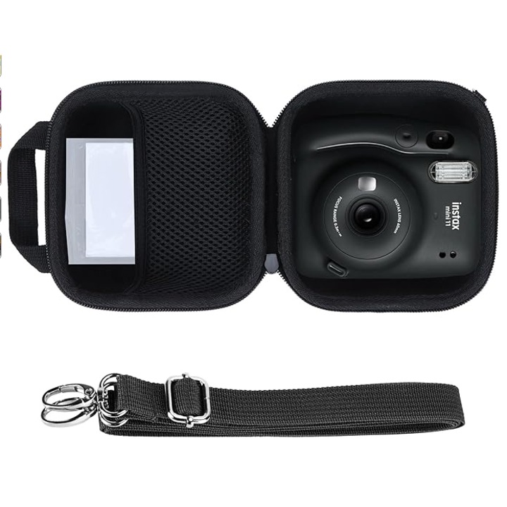 Fényképezőgép kemény tok, Lycenxi, EVA, Fujifilm Instax Mini 12/11, fekete