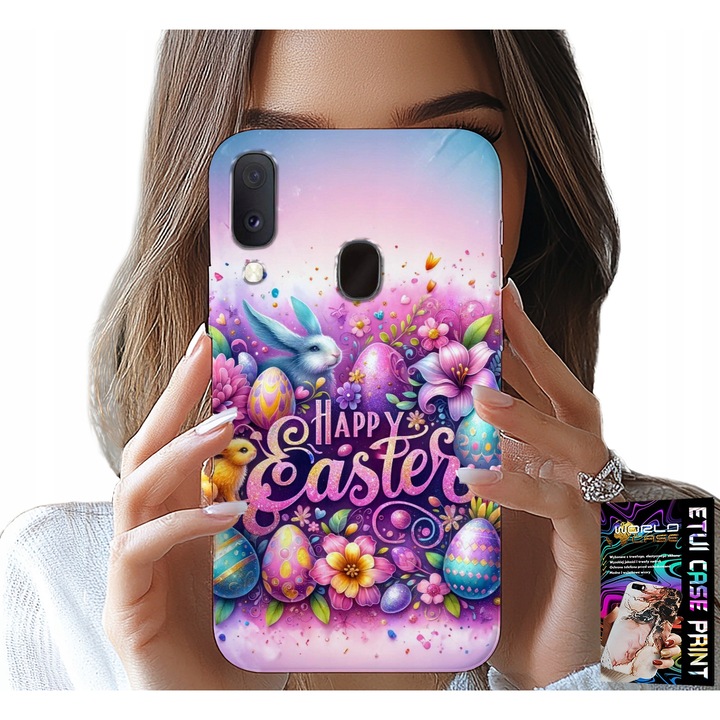 Tok Samsung Galaxy A20E-hez, World Case, többszínű, szilikon