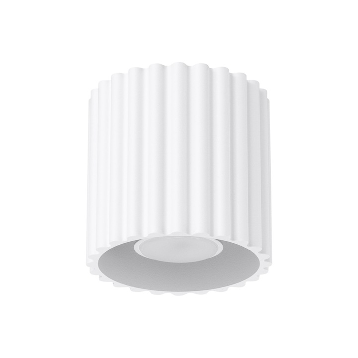Sollux Lighting Aura 1 mennyezeti lámpa, fehér, GU10, minimalista, 1 darab