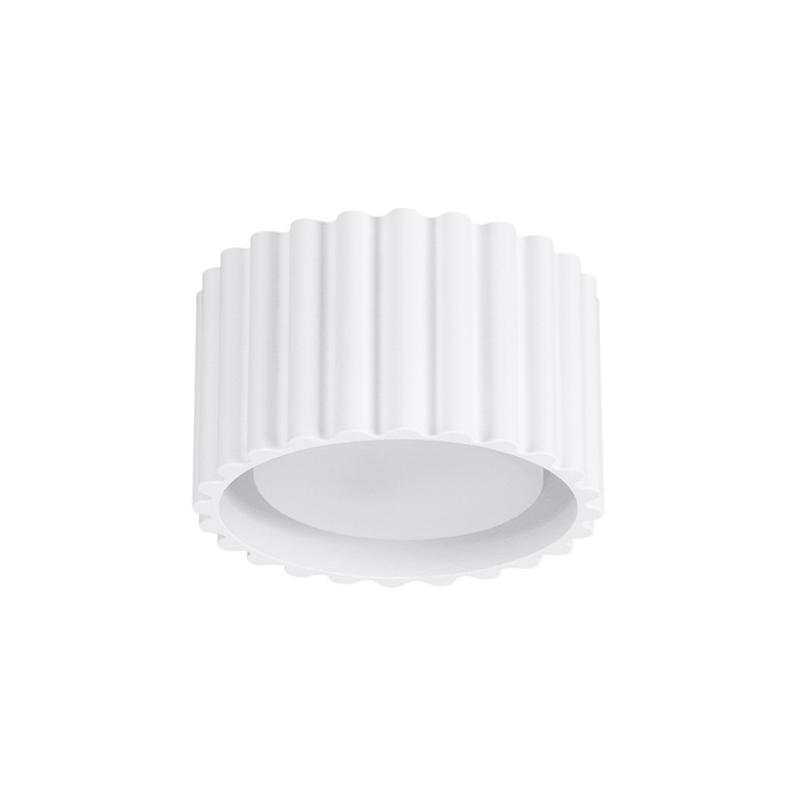 Плафон Sollux Lighting Aura 1 бял GX53, минималистичен, 5 години гаранция