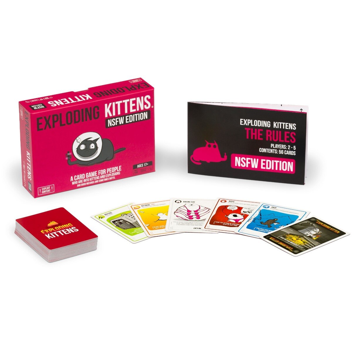 Joc de societate Exploding Kittens NSFW Edition Pink Lb. Engleza - eMAG.ro