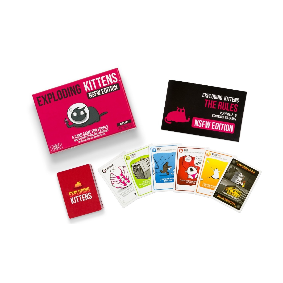 Joc de societate Exploding Kittens NSFW Edition Pink Lb. Engleza - eMAG.ro