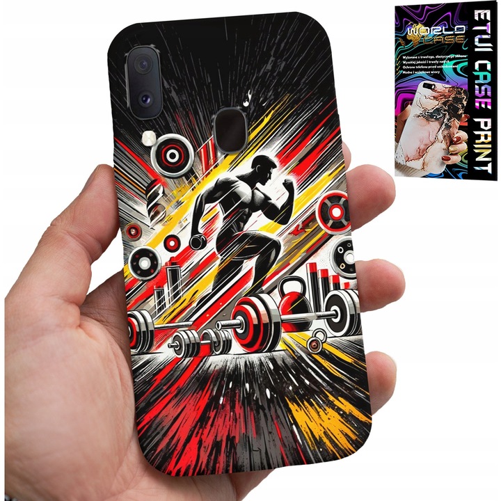 Caz pentru Samsung Galaxy A40, World Case, silicon, imprimeu sport, 0, 2cm