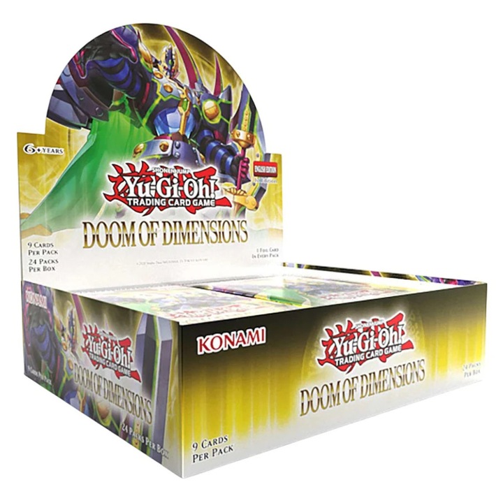 Extensie Konami, Yu-Gi-Oh, Doom of Dimensions, Booster Display, 24 Packs