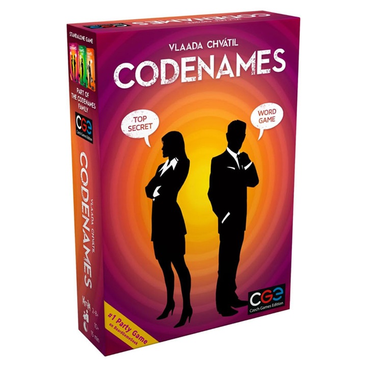 Joc de societate Codenames, CGE, 2-8 jucatori, 15 minute, 10 ani+