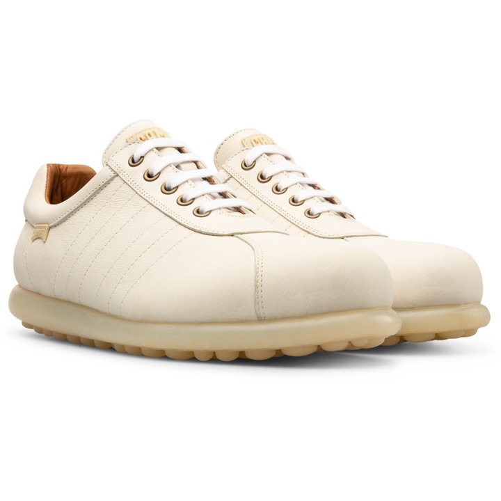 Camper, Pantofi de piele Pelotas Ariel, Alb, 46