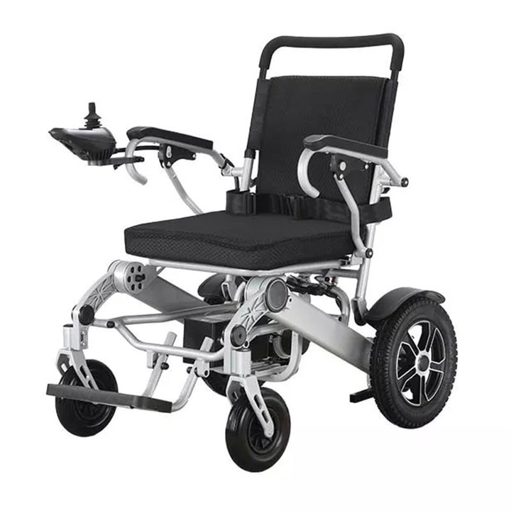 Scaun cu rotile electric Medicum XFGW25-203, 120 kg, 107x64,5x97 cm, aluminiu, pliabil