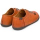 Camper, Pantofi din piele cu talpa plata Peu, Portocaliu, 47