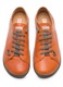 Camper, Pantofi din piele cu talpa plata Peu, Portocaliu, 47