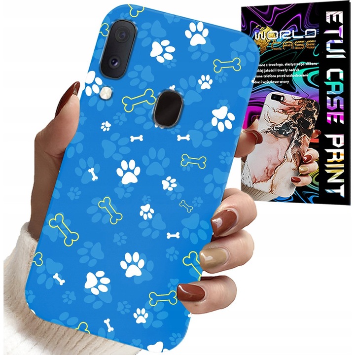 Carcasă pentru telefon, World Case, Samsung Galaxy A40, printare colorată, silicon, multicolor