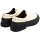 Camper, Pantofi din piele cu varf intarit Pix, Alb, 45