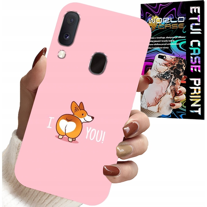 Carcasă pentru telefon Samsung Galaxy A40, World Case, multicolor, silicon