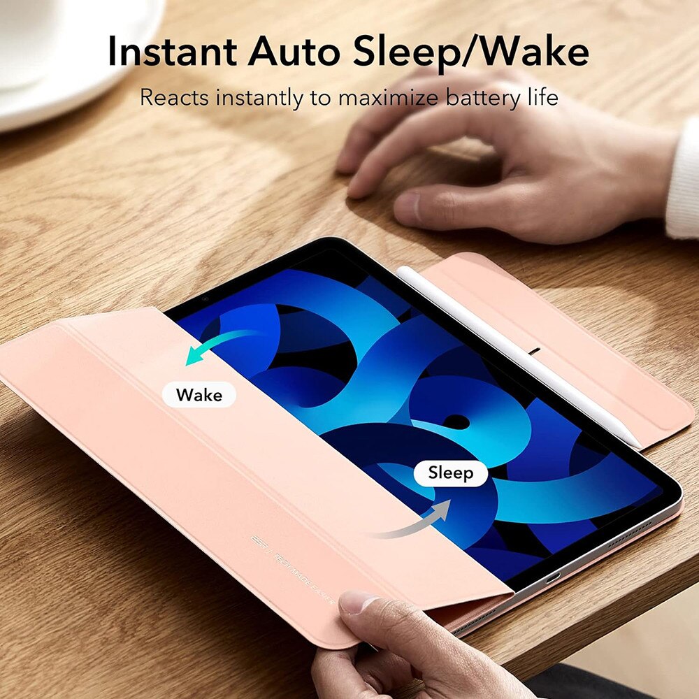 Husa pentru iPad Pro 11 2018 / iPad Air 4 / 5 / 11 (2020/2022/2024), ESR Rebound Magnetic, Rose Gold