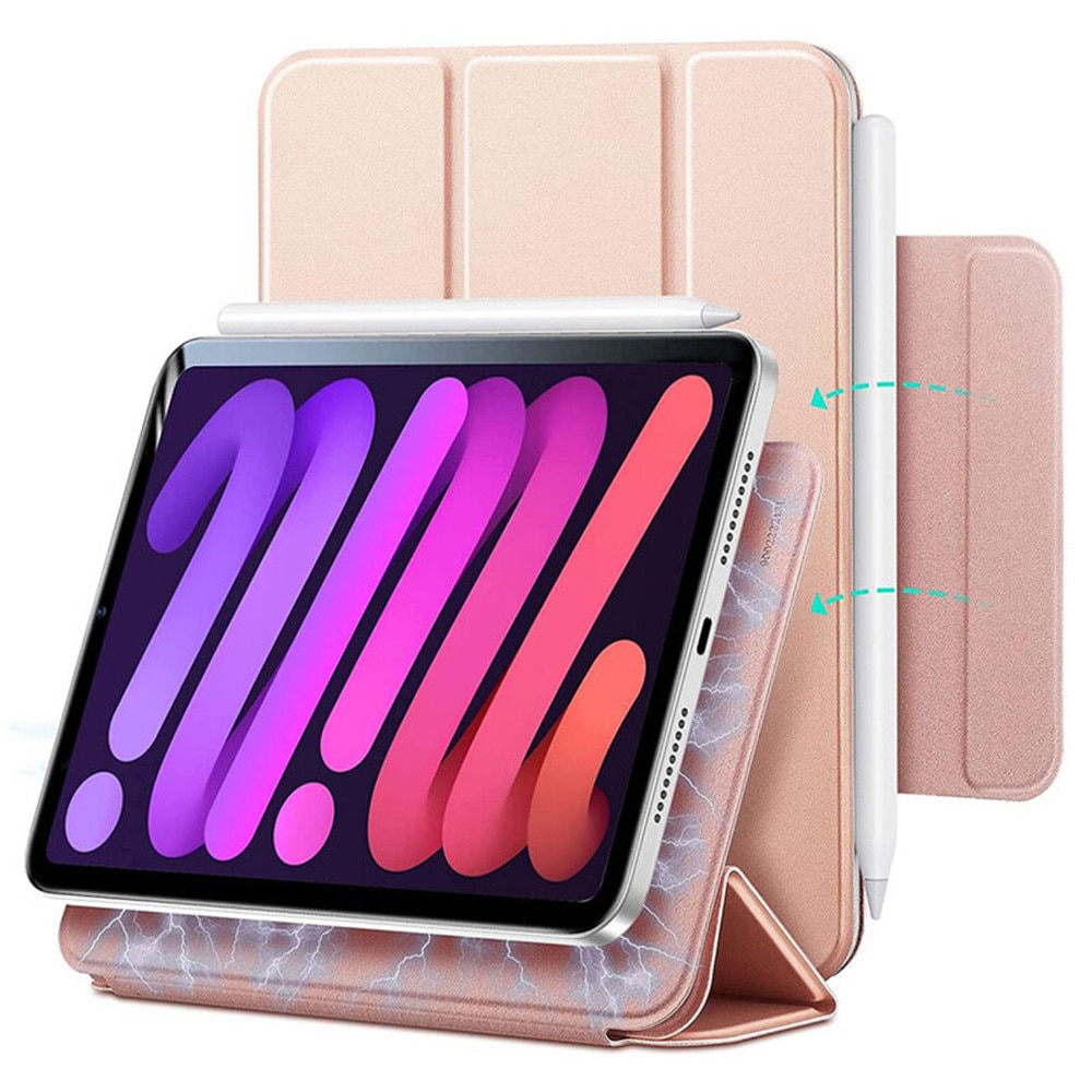 Husa pentru iPad Pro 11 2018 / iPad Air 4 / 5 / 11 (2020/2022/2024), ESR Rebound Magnetic, Rose Gold