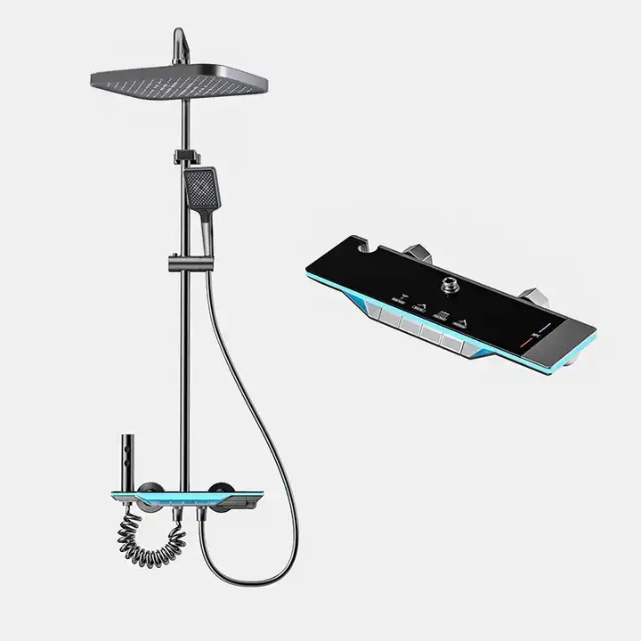 Coloana de Dus AquaVision – Afisaj LED, Termostat si Functii Multiplu Personalizabile, BSL8