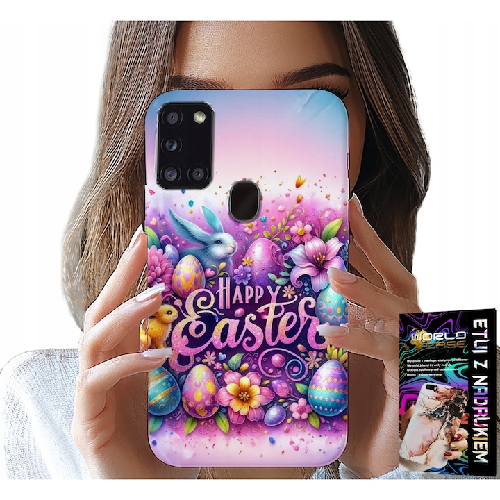 ETUI PENTRU SAMSUNG GALAXY A21s - Boldog húsvétot, húsvéti tojások, húsvéti tojások