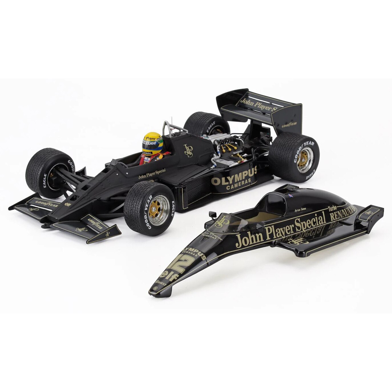 Macheta Ayrton Senna Lotus 97T #12 Winner Portugal GP Formula 1