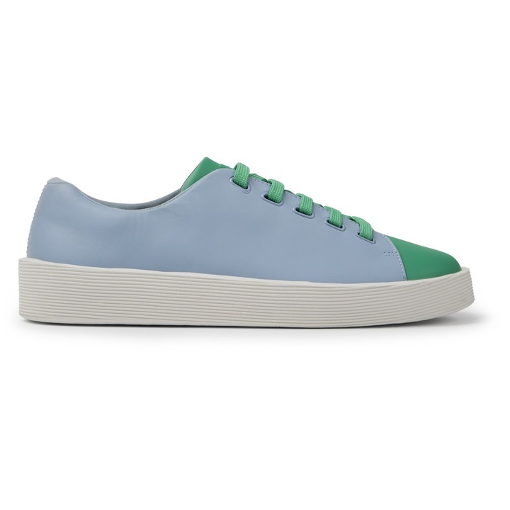 Camper, Pantofi sport colorblock de pieke Twins, Alb/Albastru