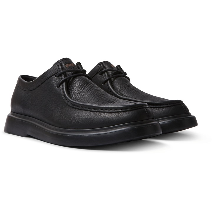 Camper, Pantofi casual usori din piele Poligono, Negru, 42