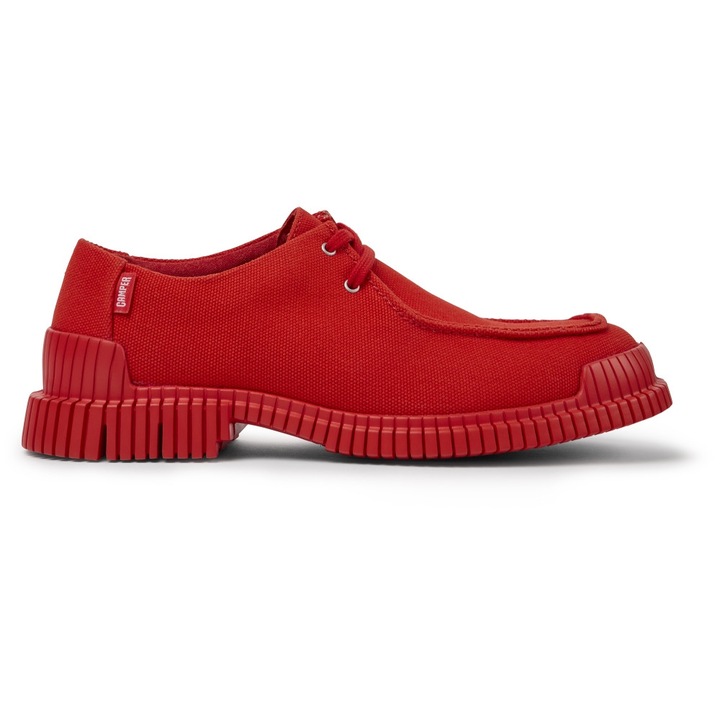 Camper, Pantofi din material textil cu sireturi Pix, Rosu, 43