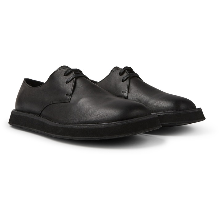 Camper, Pantofi din piele cu sireturi Bothers Polze Twins, Negru, 45