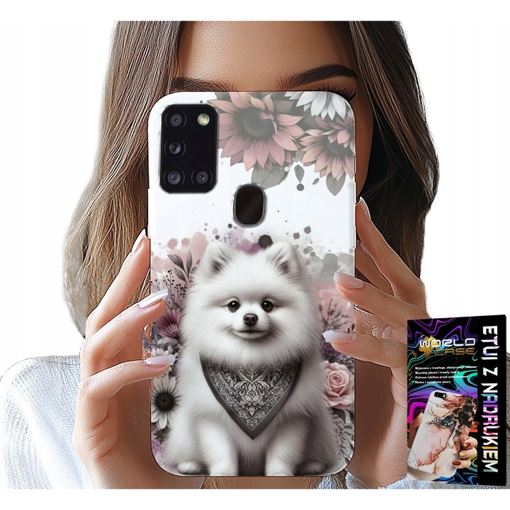 ETUI SAMSUNG GALAXY A21s - POMERÁNIAI, MINIKUTYA, KUTYAFAJTA