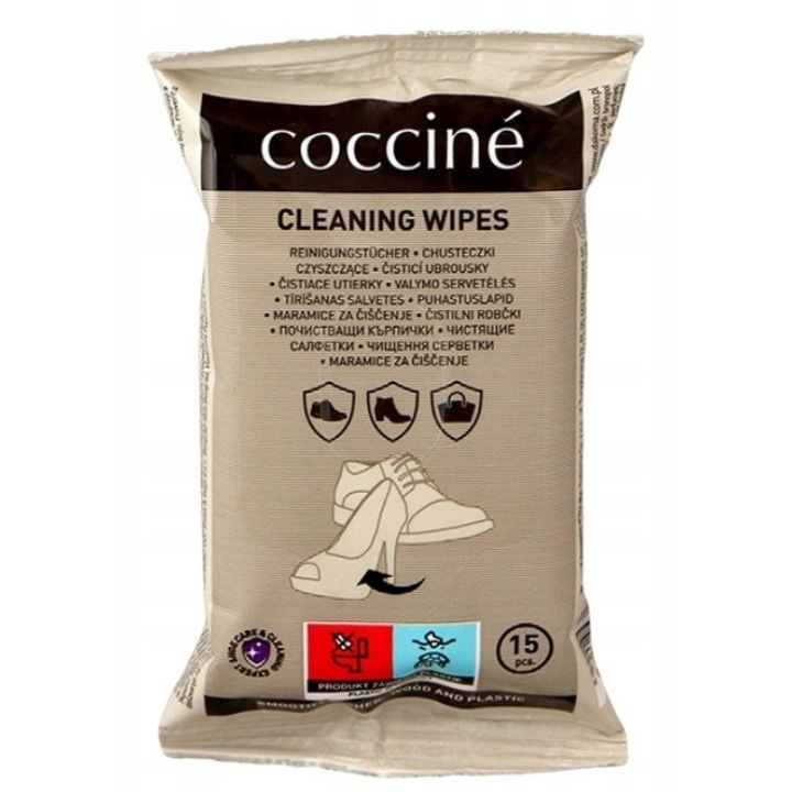 Coccine tisztítókendők, 15 darab