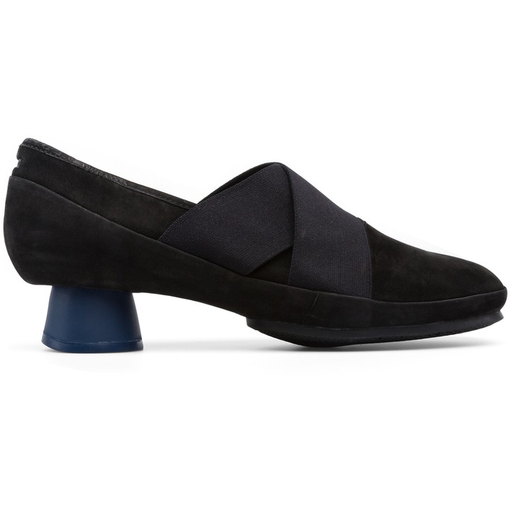 Camper, Pantofi din piele nabuc Alright, Negru