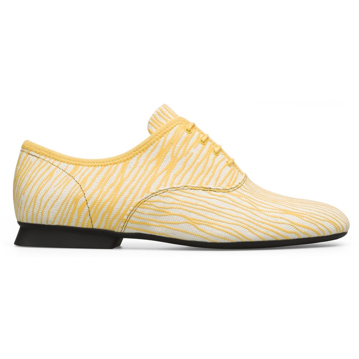 Camper, Pantofi cu model zebra Twins, Galben