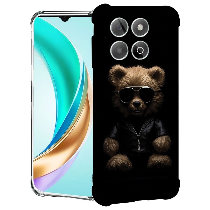 BestCase® Husa pentru Honor X7d / 400 Smart cu Design Bear Style, Anti Shock, Reinforced 4 Corners, 2078524 AS 1104