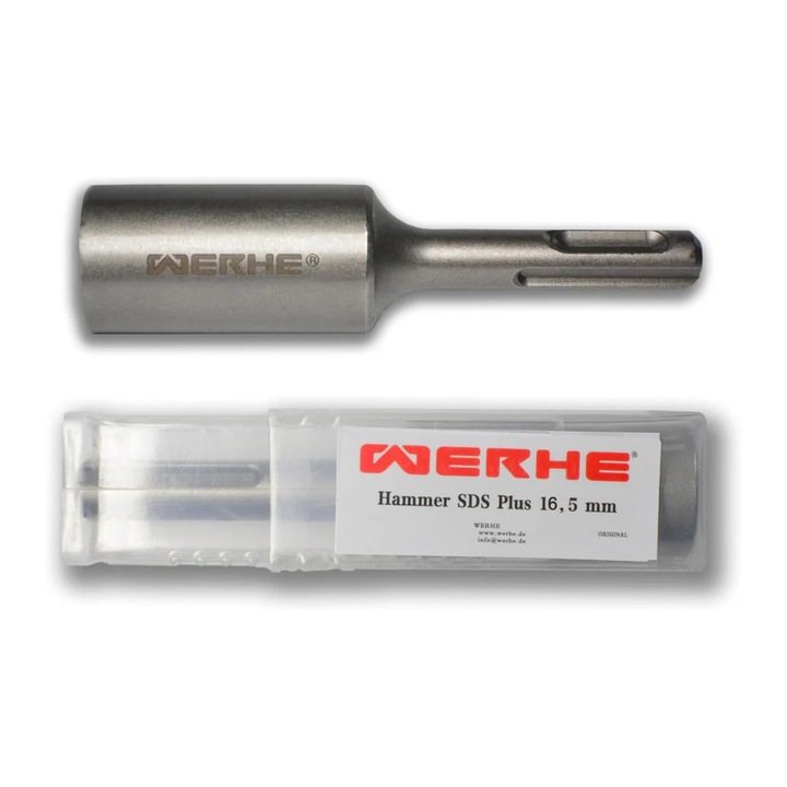 Cap de Batere Electrozi Impamantare 16.5 mm Werhe SDS Plus, Otel Rezistent