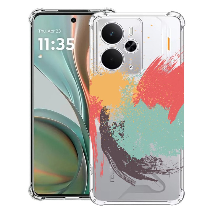 BestCase® Husa Anti Shock Compatibil cu Poco M7 Pro 5G, cu Design Painting, Reinforced 4 Corners, 2099994 AS 44