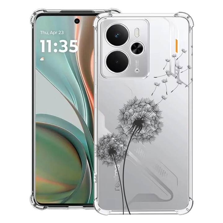 BestCase® Husa Anti Shock Compatibil cu Poco M7 Pro 5G, cu Design Dandelion, Reinforced 4 Corners, 2099994 AS 22