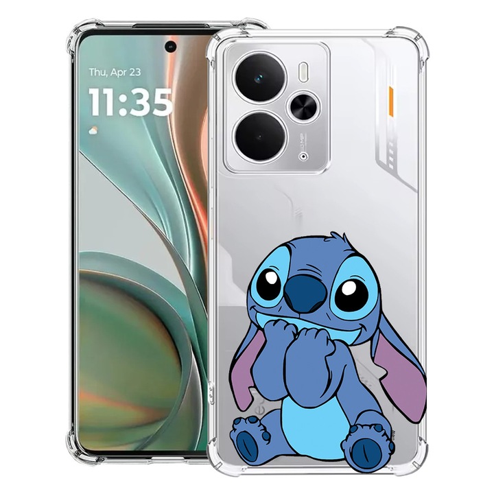 BestCase® Husa Anti Shock Compatibil cu Poco M7 Pro 5G, cu Design Adorable Stitch, Reinforced 4 Corners, 2099994 AS 1840