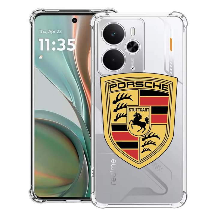 BestCase® Husa Anti Shock Compatibil cu Poco M7 Pro 5G, cu Design Porsche, Reinforced 4 Corners, 2099994 AS 1722
