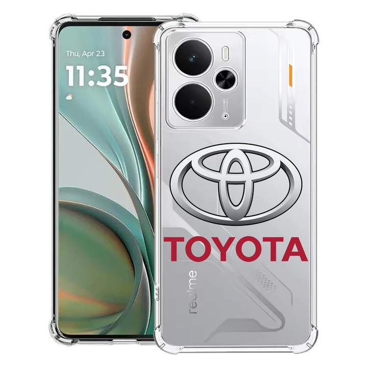 BestCase® Husa Anti Shock Compatibil cu Poco M7 Pro 5G, cu Design Toyota, Reinforced 4 Corners, 2099994 AS 1723