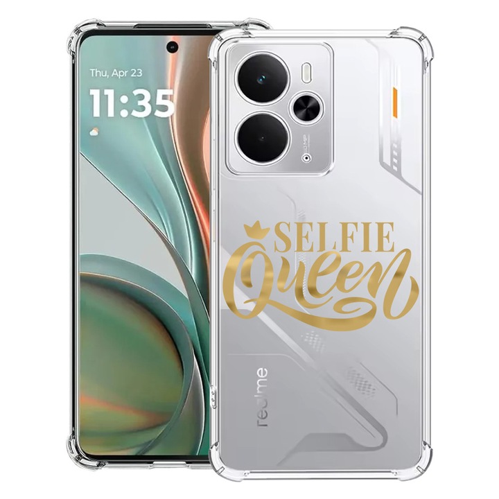 BestCase® Husa Anti Shock Compatibil cu Poco M7 Pro 5G, cu Design Selfie Queen, Reinforced 4 Corners, 2099994 AS 1801