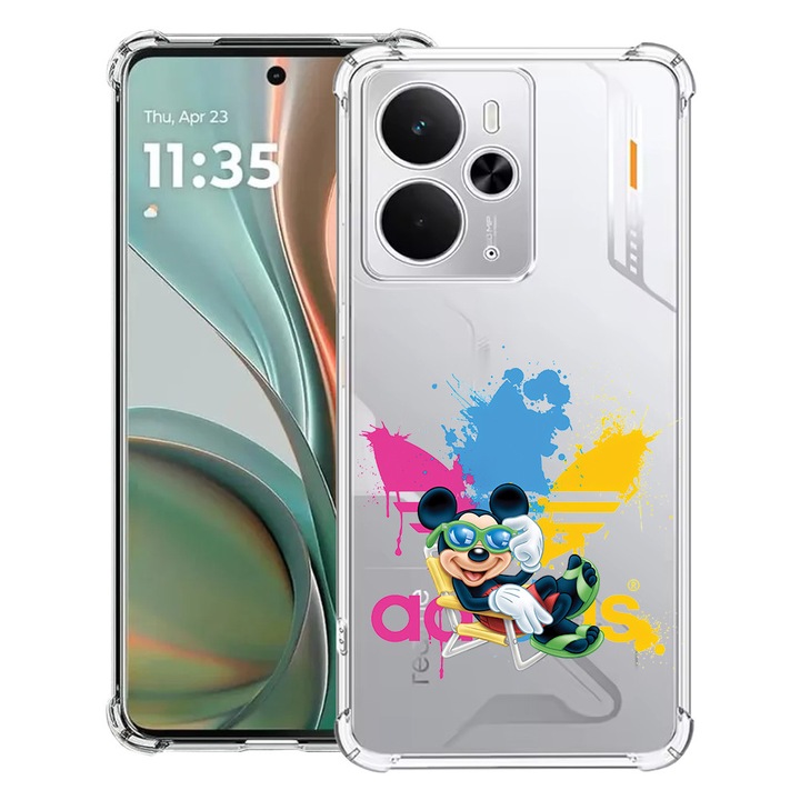 BestCase® Husa Anti Shock Compatibil cu Poco M7 Pro 5G, cu Design Mouse Life, Reinforced 4 Corners, 2099994 AS 1838