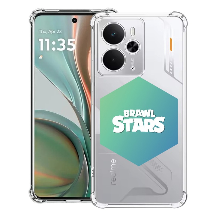 BestCase® Husa Anti Shock Compatibil cu Poco M7 Pro 5G, cu Design Brawl Stars, Reinforced 4 Corners, 2099994 AS 1685