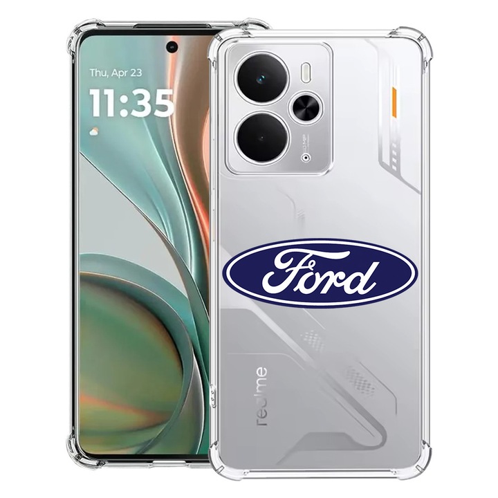 BestCase® Husa Anti Shock Compatibil cu Poco M7 Pro 5G, cu Design Ford, Reinforced 4 Corners, 2099994 AS 1745