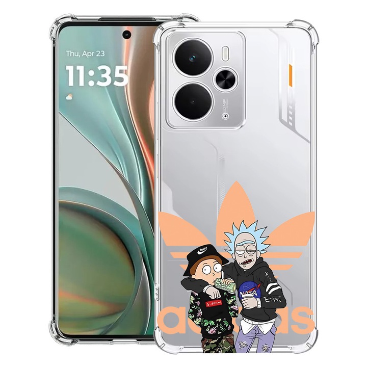 BestCase® Husa Anti Shock Compatibil cu Poco M7 Pro 5G, cu Design Rick, Reinforced 4 Corners, 2099994 AS 1839