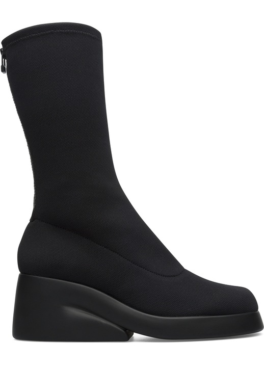 Camper, Cizme mid-calf wedge Kaah, Negru