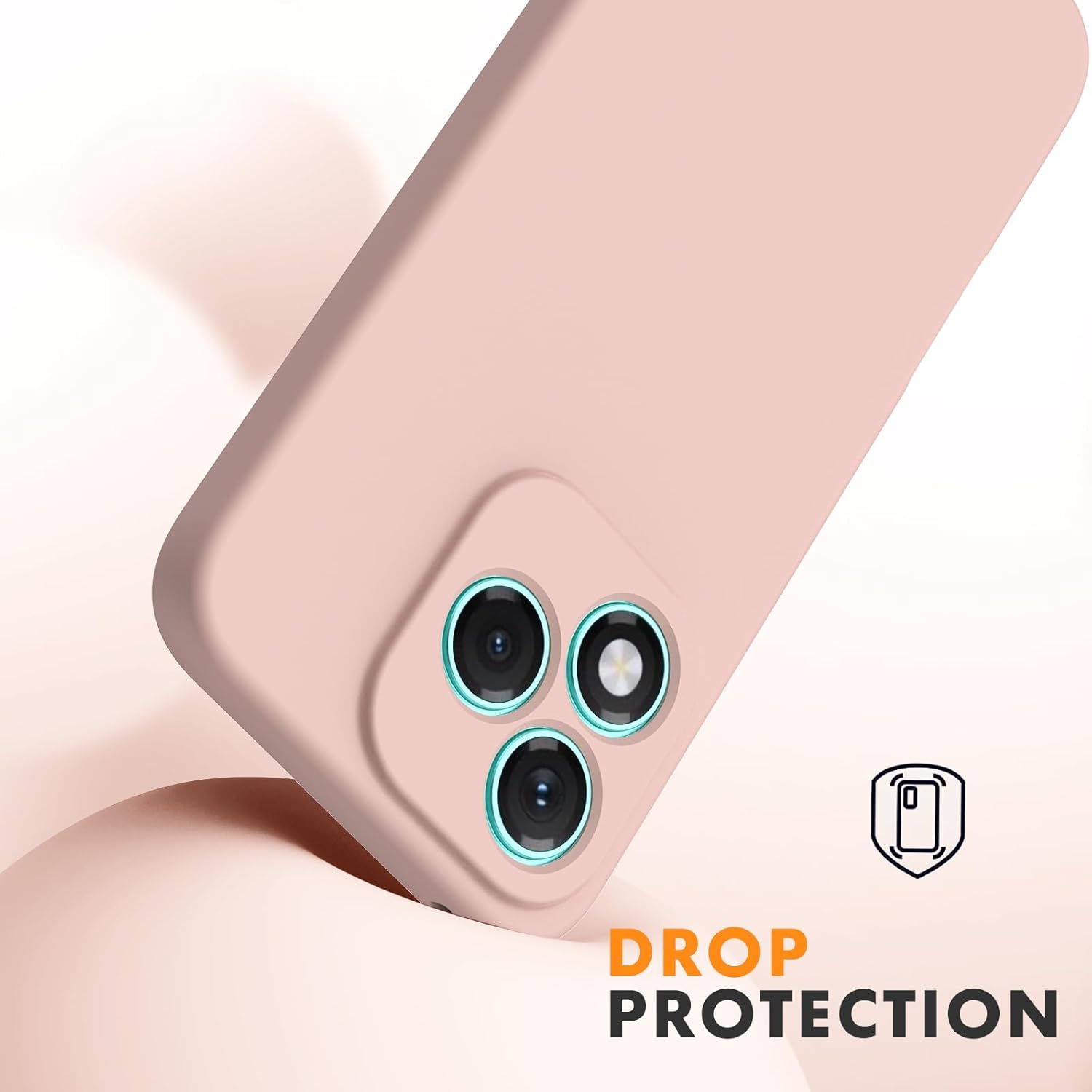 Husa Soft Touch, slim, ALC Mobile, anti soc, compatibila cu Honor 400 Lite 5G, Roz Pal Tpu