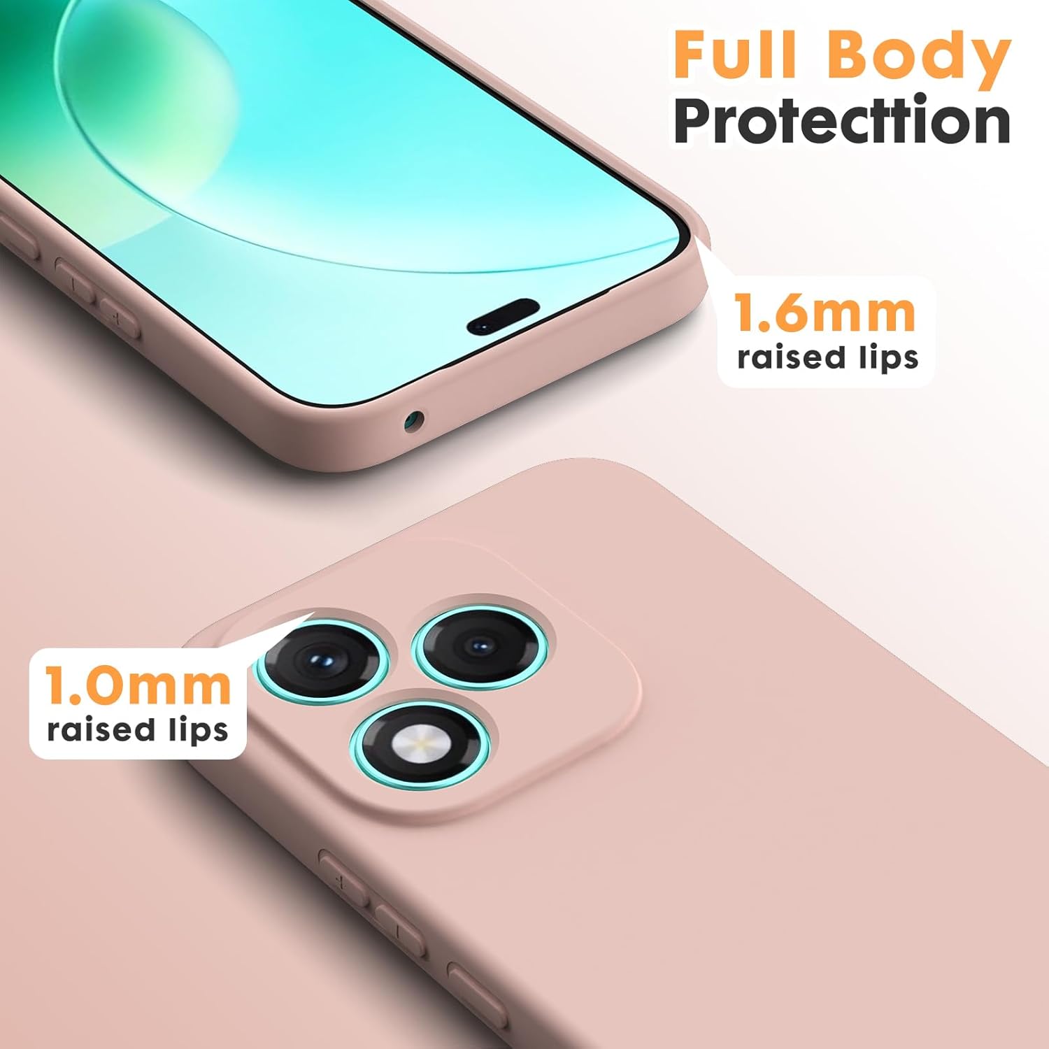 Husa Soft Touch, slim, ALC Mobile, anti soc, compatibila cu Honor 400 Lite 5G, Roz Pal Tpu