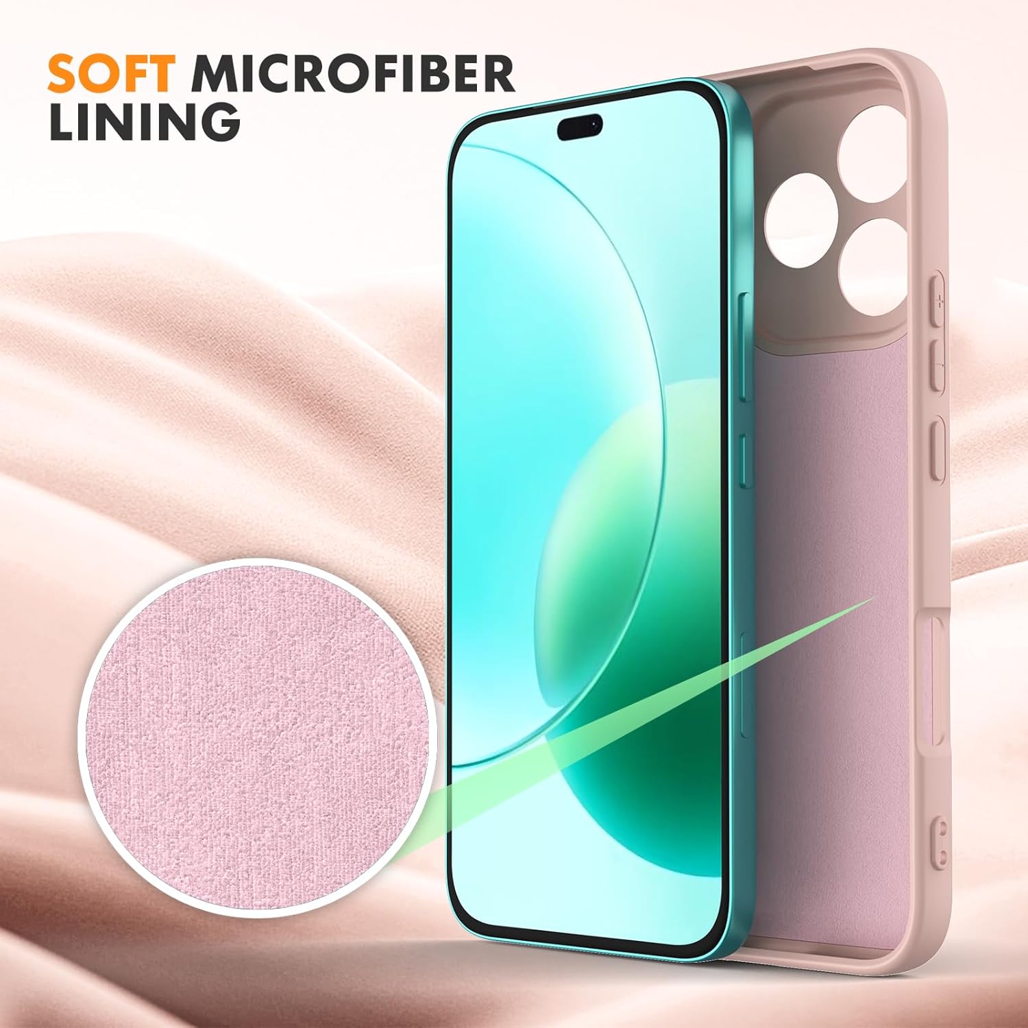 Husa Soft Touch, slim, ALC Mobile, anti soc, compatibila cu Honor 400 Lite 5G, Roz Pal Tpu