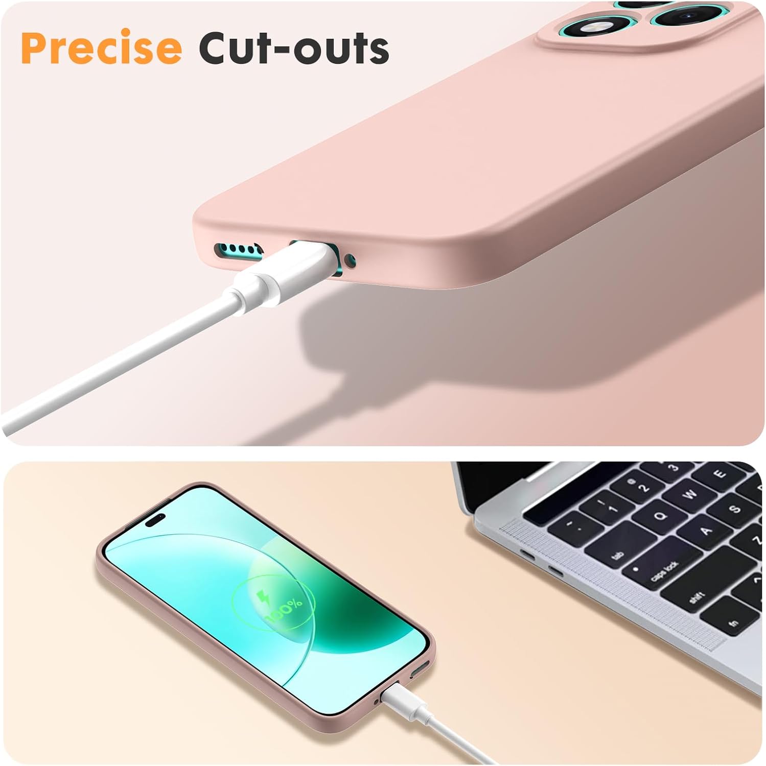 Husa Soft Touch, slim, ALC Mobile, anti soc, compatibila cu Honor 400 Lite 5G, Roz Pal Tpu