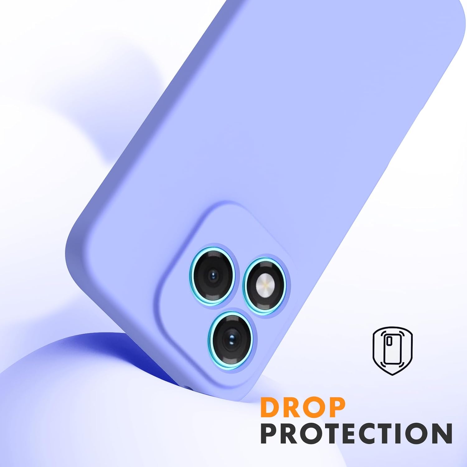 Husa Soft Touch, slim, ALC Mobile, anti soc, compatibila cu Honor 400 Lite 5G, Lila Tpu