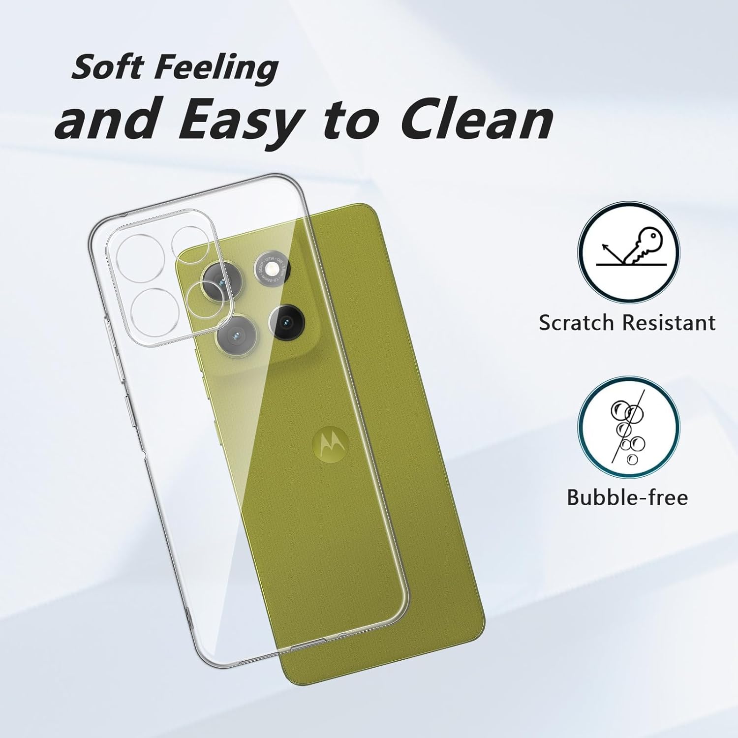 Husa pentru Motorola Moto G86 Power, Anti-Shock 1.5mm, cu protectie lentile, transparenta
