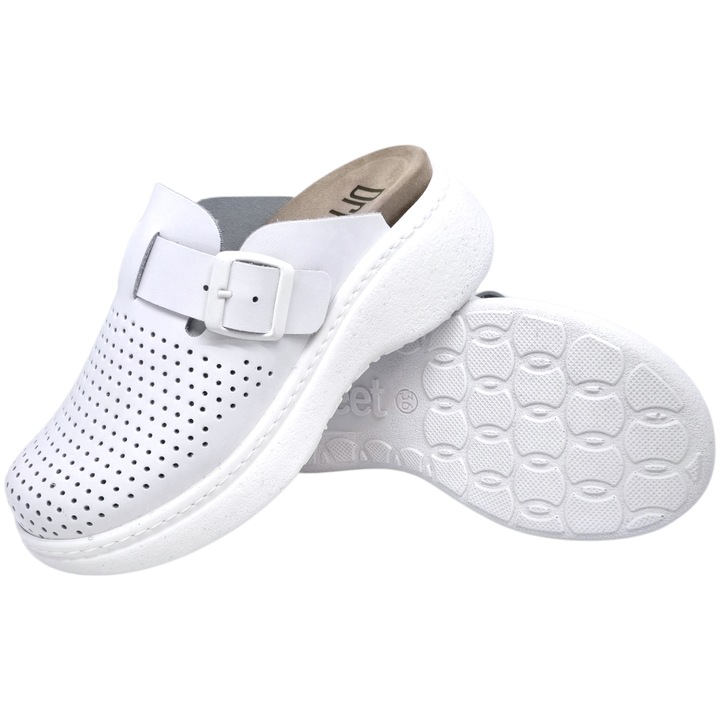 Saboti medicali Dr Feet 21010 - dama, Alb, 40